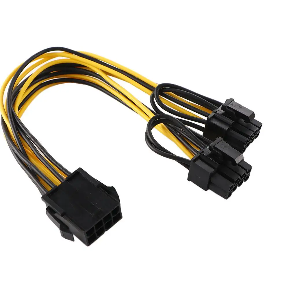 Cable Motherboard Splitter Cable Power line GPU Splitter Cable 8Pin to Dual 6+2pin 8Pin to Dual 8Pin Graphics Card Cable