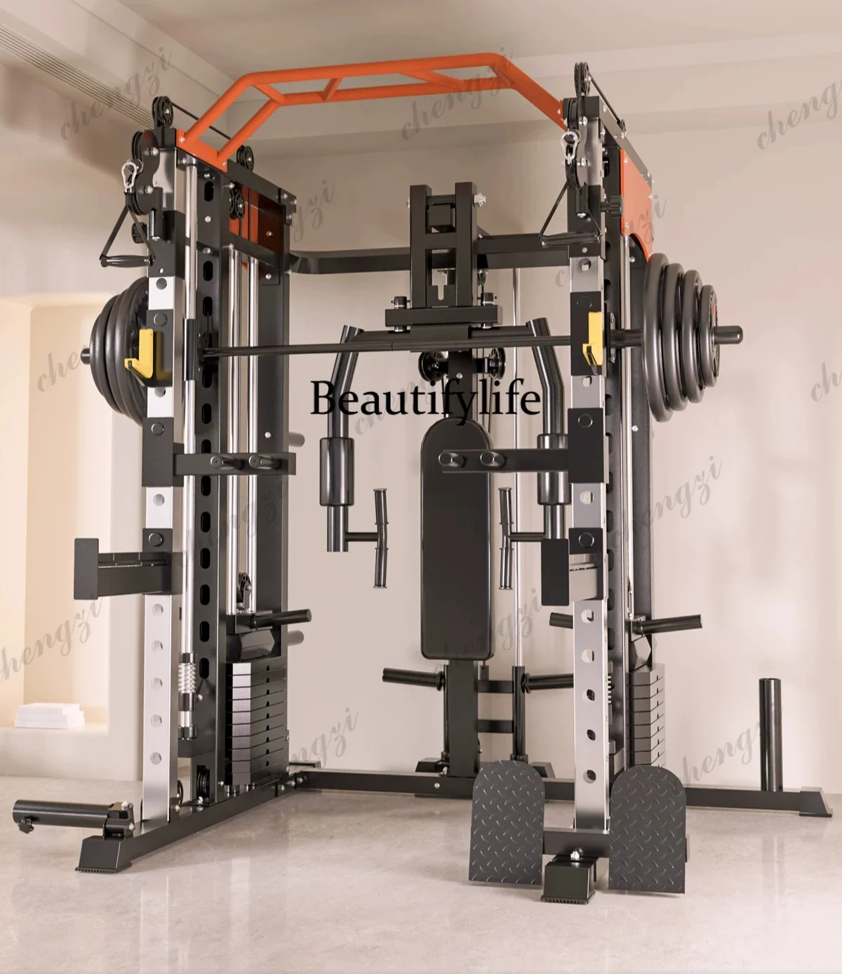 Comprehensive trainer, gantry frame fitness equipment commercial multi-function, bench press frame