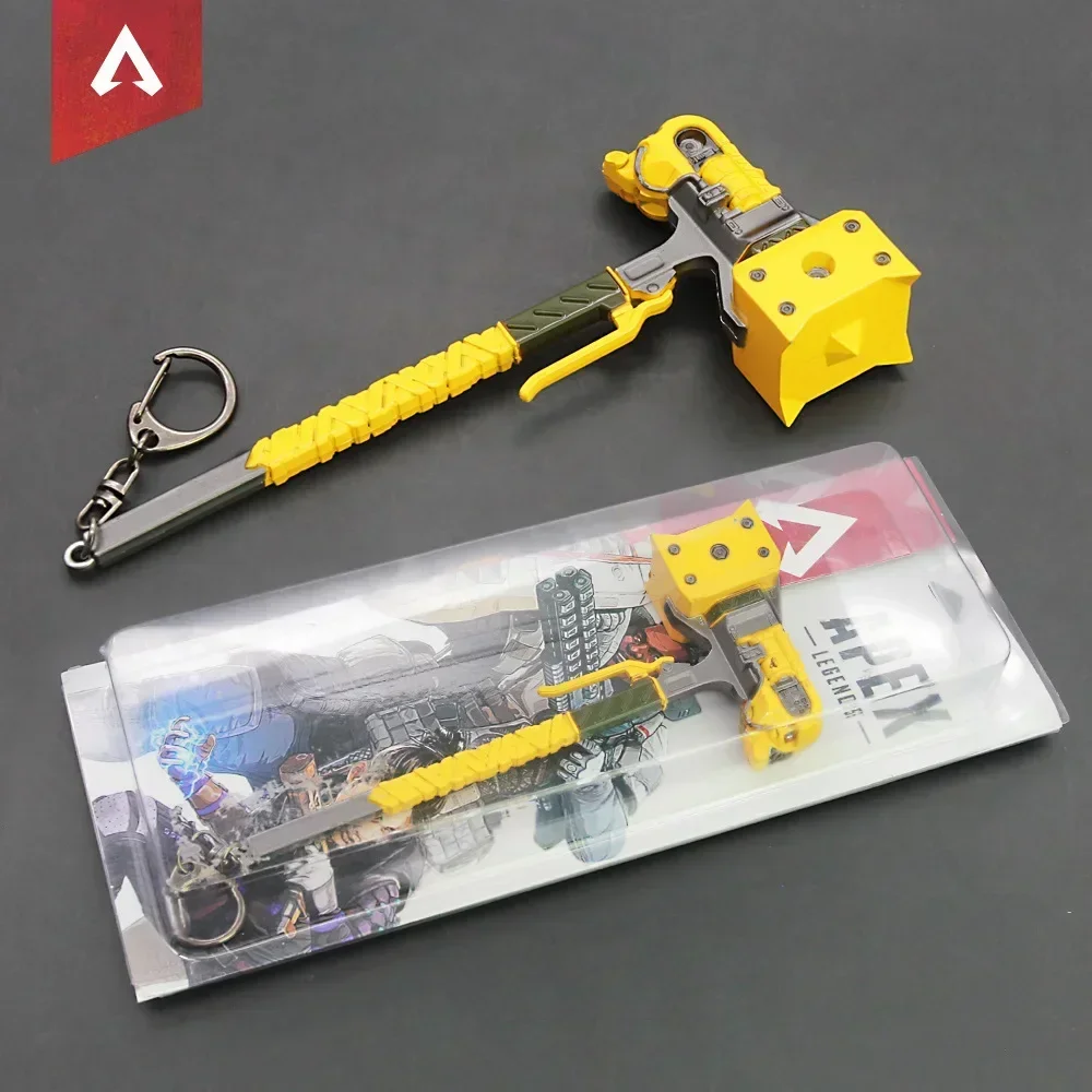 15 см брелок Apex Legends Heirloom Caustic Death Hammer игровые мечи аниме оружие фигурка рюкзак настольный дисплей подарочная игрушка