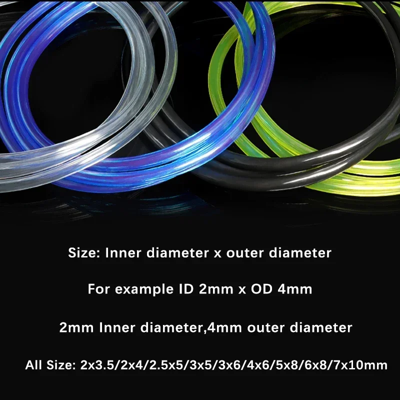 Tubo del Gas combustibile 1 ~ 30M 2x3.5/2.5x 5/3x 5/3x 6/4x 6/5x 8/6x 8/7x10mm tubo a filo tubo a benzina per tubi Trimmer motosega strumento linea
