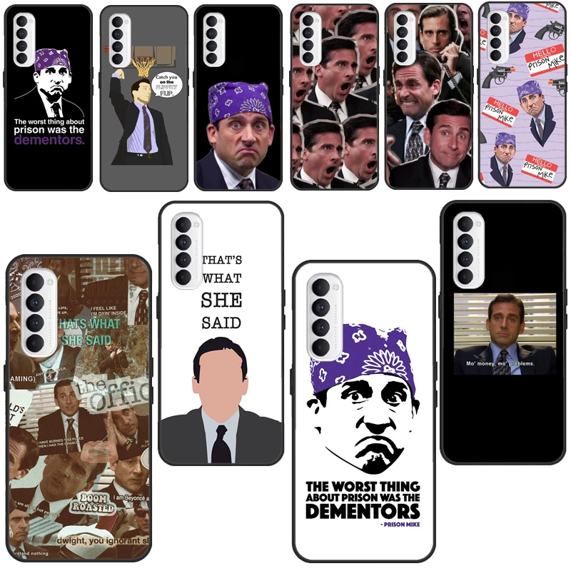 Michael Scott The Office Funny Humor For OPPO A52 A72 A83 A91 A5 A9 A53 A31 2020 F5 F7 Reno 4 Pro 2Z A5S A1K A15 Phone Case