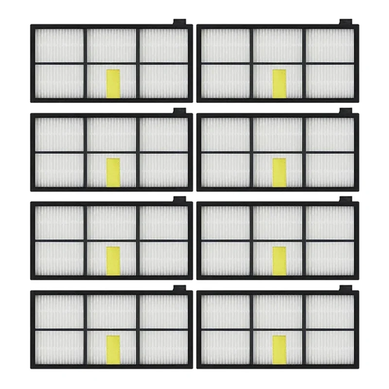 

AA76-For Irobot Roomba Sweeping Robot Replacement Accessories- High Efficiency Filter 800 860 880 8Pcs Set