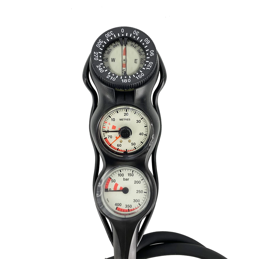 OEM  Three  in-line gauge depth pressure compass for scuba diving Pressure gauge, compass, depth gauge