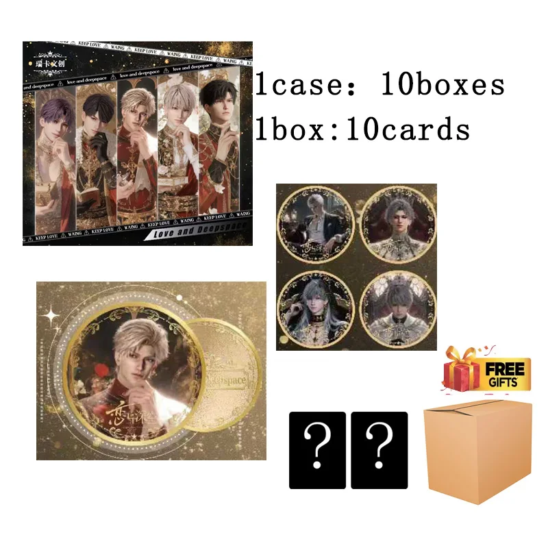 Tarjetas numeradas con temática de cumpleaños Love And Deepspace, edición de coleccionista de 130x130mm con juegos de regalo premium