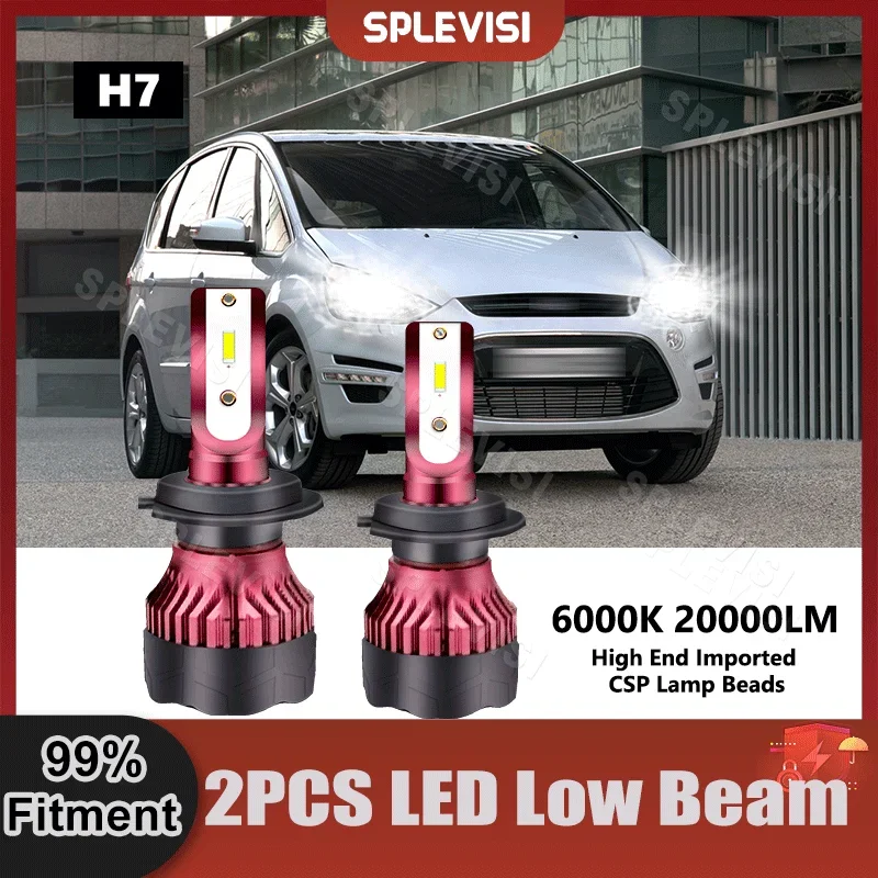 Super Brighter 360 Degree Beam LED Headlight Low Beam Bulbs Kit For Ford S-Max 2006 2007 2008 2009 2010 2011 2012 2013 2014