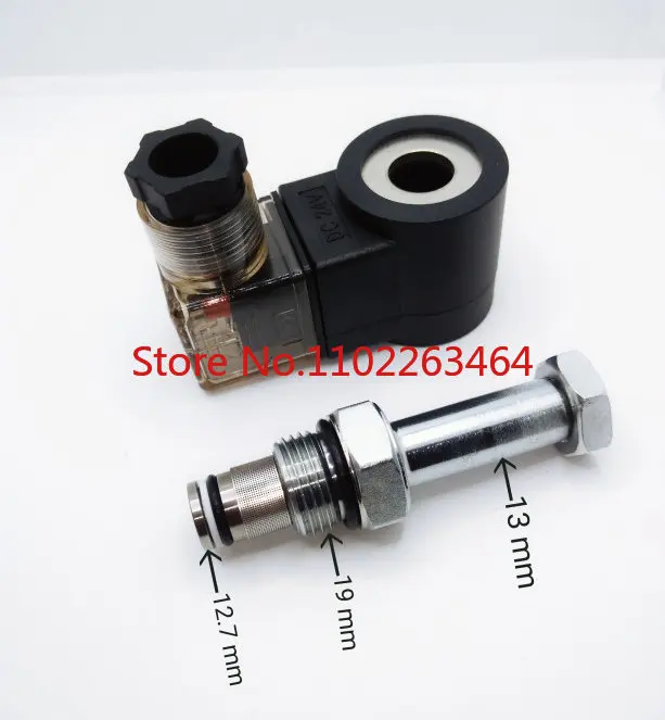 Normally open check solenoid valve hydraulic normally open valve core hydraulic station on-off solenoid valve long-open valve