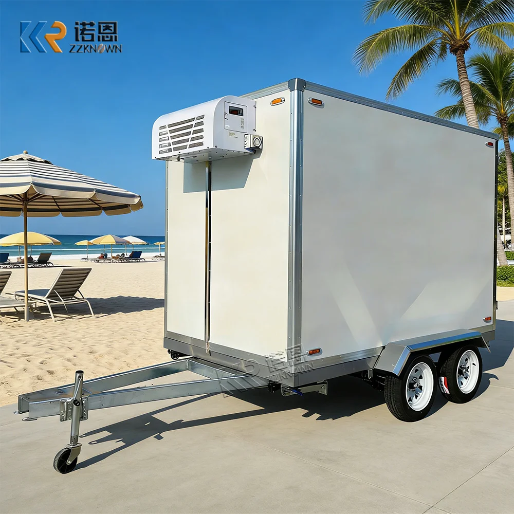 High Performance Insulated Cold Storage Truck Reefer Trailer Mobile Refrigeration Trailer for Cold Chain Distribution