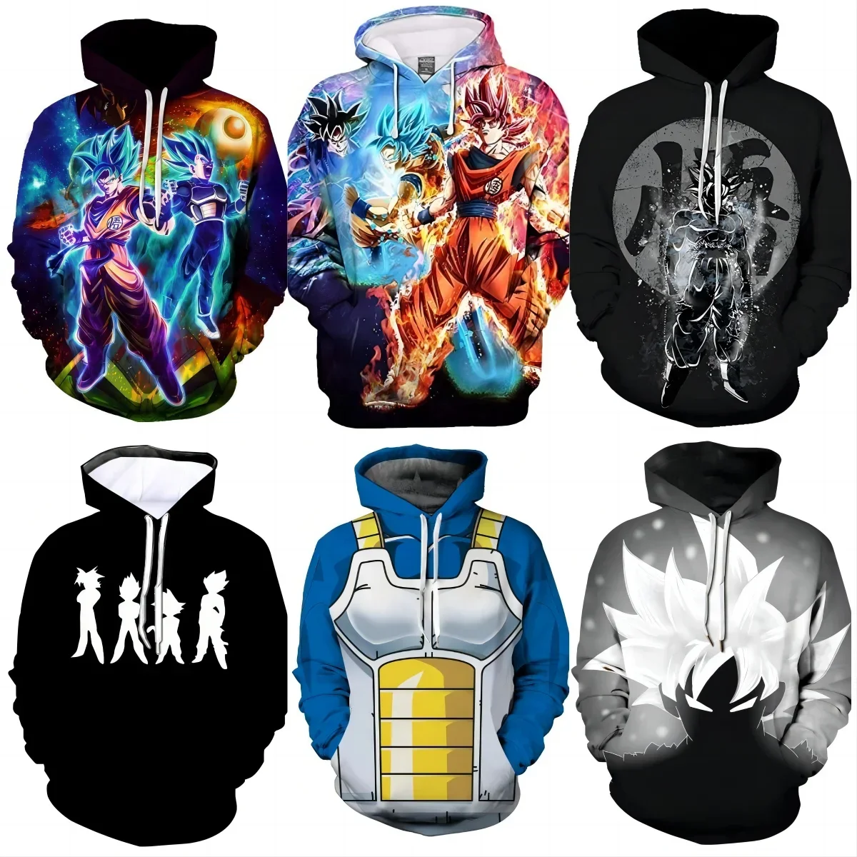 Anime Dragon Ball Z Sweatshirt 4-14 Years Kids Hoodies Anime Clothes Goku Hoodie Boys Girls Sweatshirt Child Tracksuit Clothing