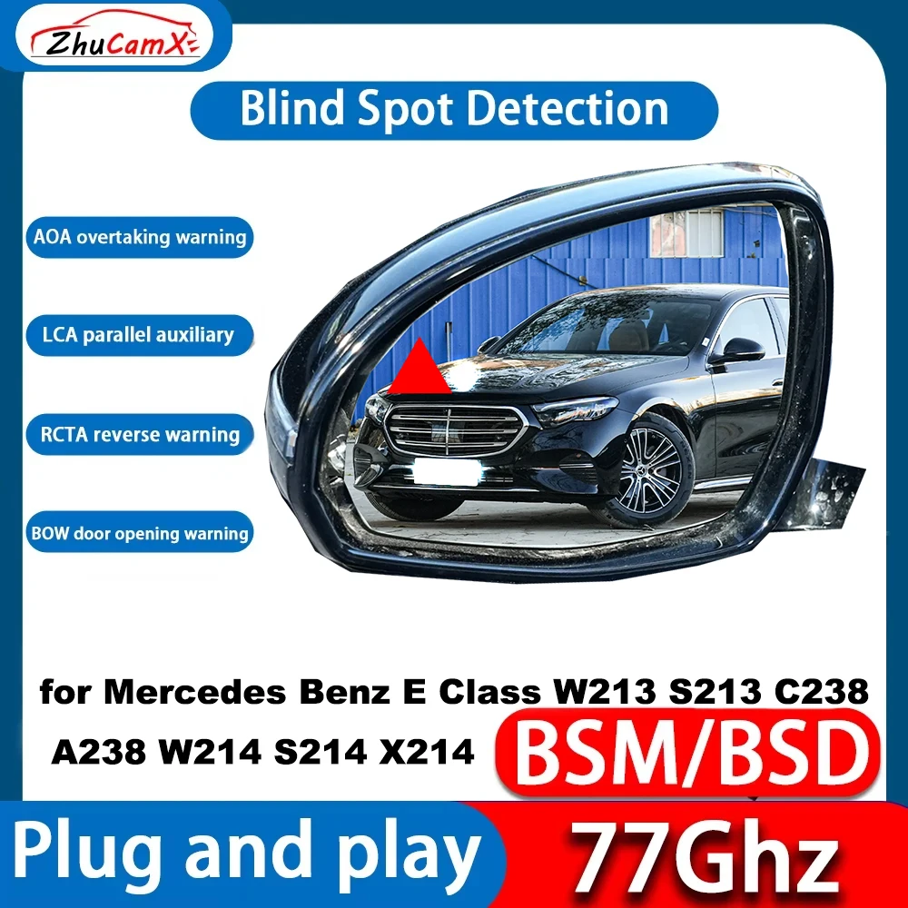 

for BMW X5 M E70 F15 F85 G05 F95 2006-2025 Blind Spot Detection Monitoring Information Warning Lane Assist System 77GHz Radar