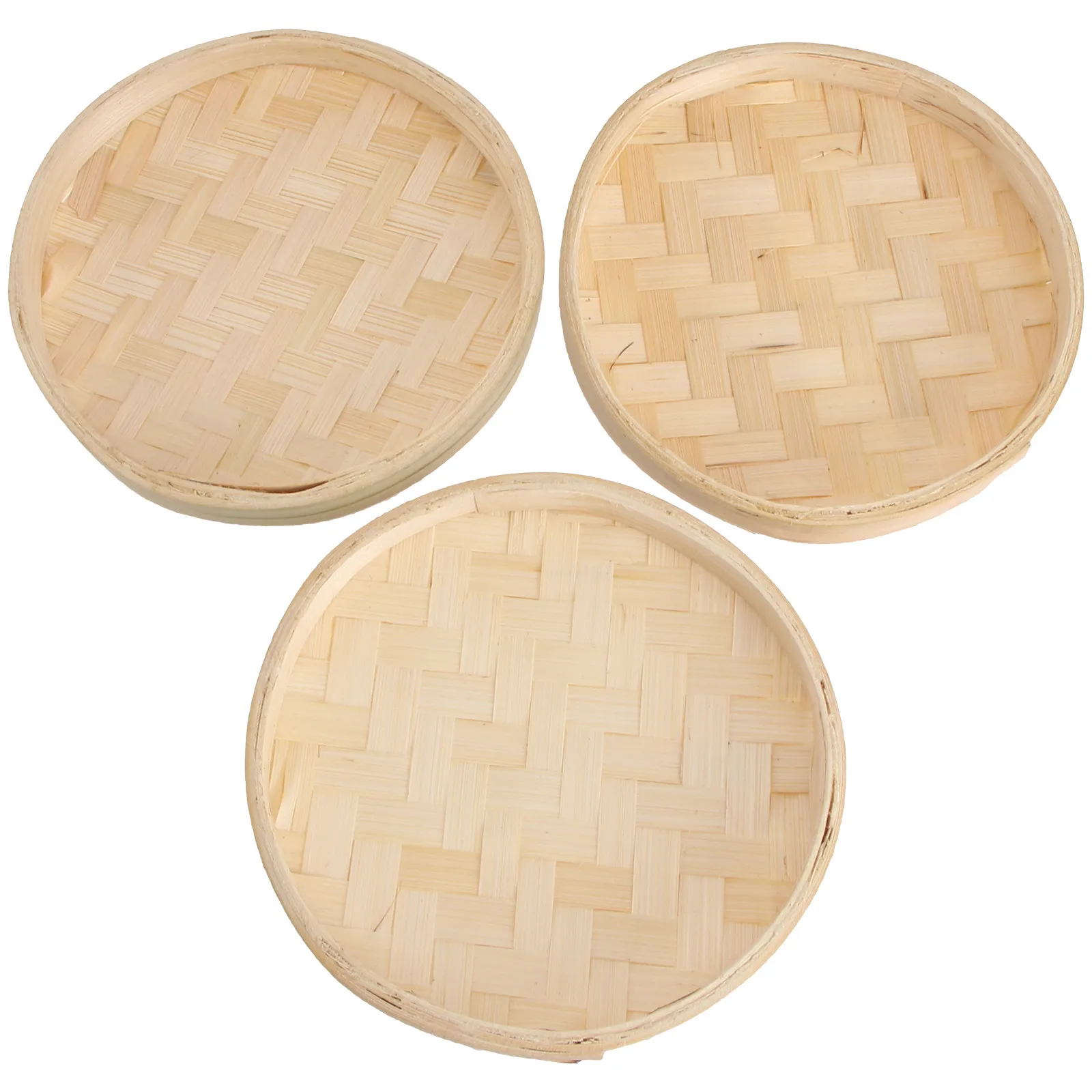 3 Pcs Hand Sieve Dust Pan Fruit Trays Painting Dustpan Ornament Decorations Small