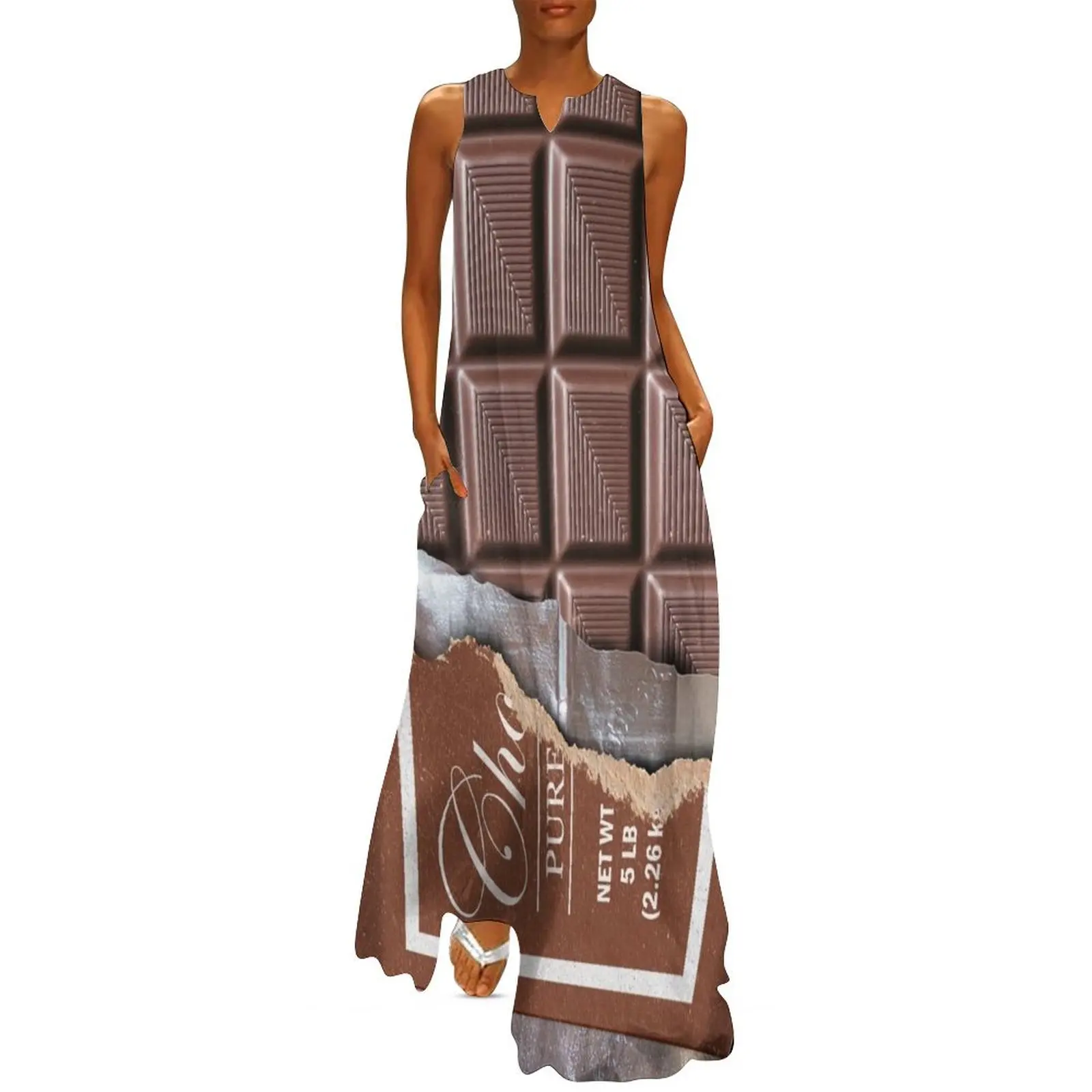 

Sweet Sweet Chocolate Bar Long Dress Elegant gown summer dress