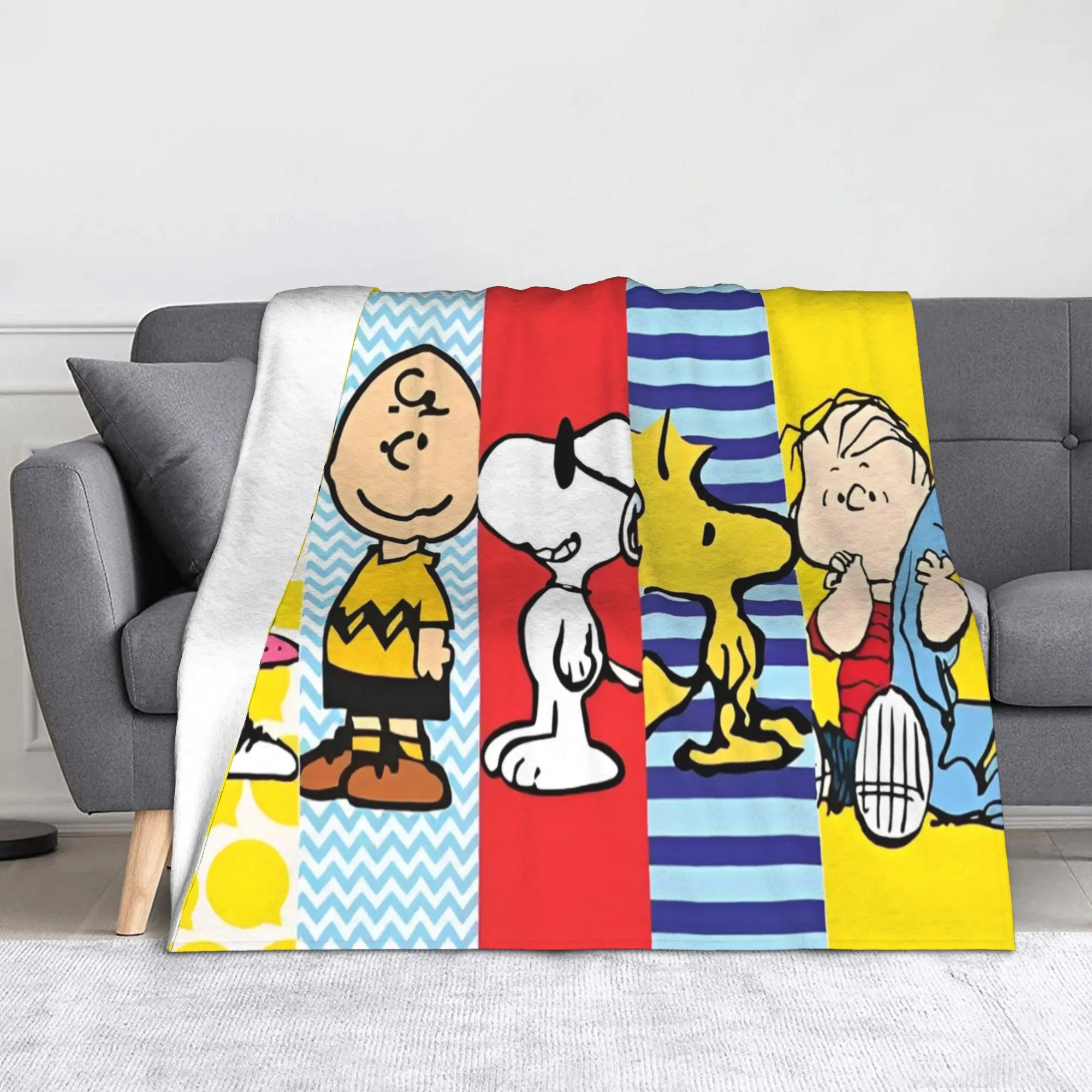 

snoopys Gift Blanket For Men Women Cozy Soft cartoon dog Throw Blankets for Couch 50x60 Inches Multiple Sizes