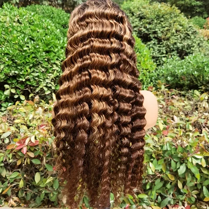 200% 13x4 HD شفافة تسليط الضوء على شعر مستعار شعر الإنسان العسل شقراء الدانتيل الجبهة الباروكات للنساء 5x5 شعر مستعار بدون صمغ