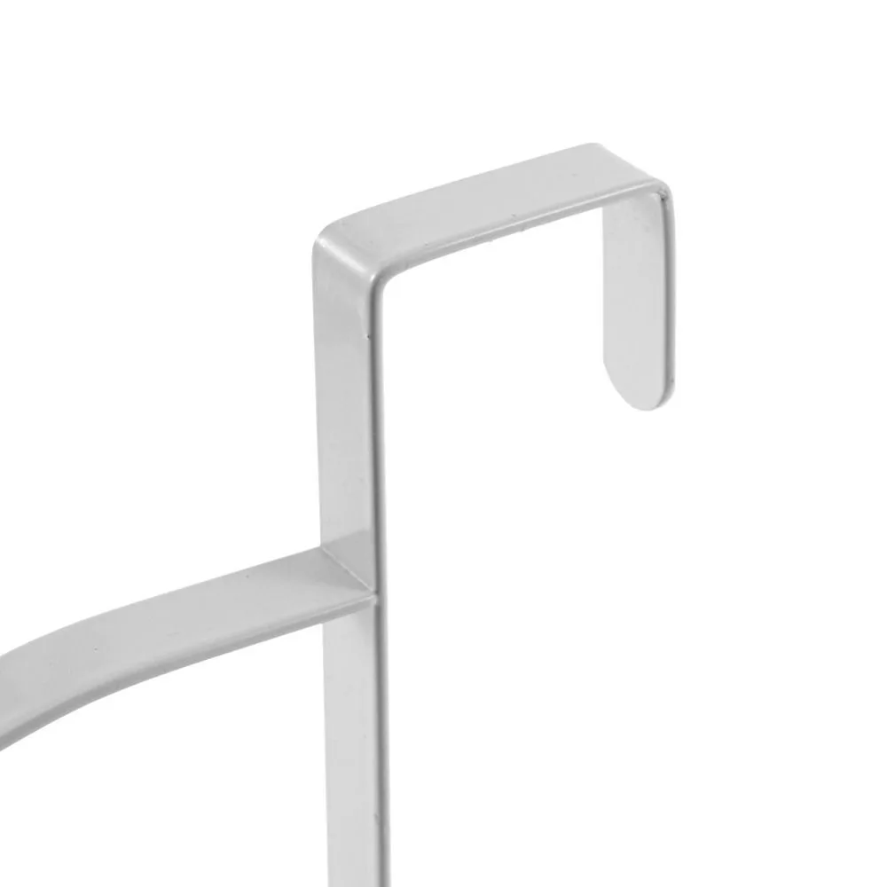 Useful Metal Door Rear Hook Home Storage Alloy Hat Towel Hanger White Wall Mounted Hooks Door Back
