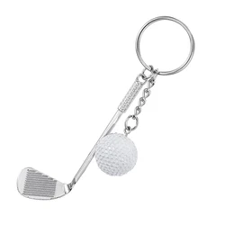 1 Piece Golfer Gift Golf Keychain Golf Ball Jewelry Golf Lovers Gift Golf Team Gift Golf Coach Players Gift