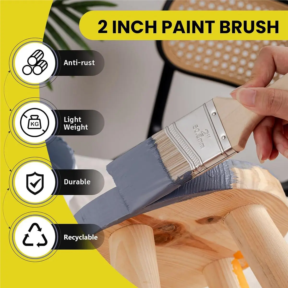 A13M Paint Brush 4 Piece Set, 2