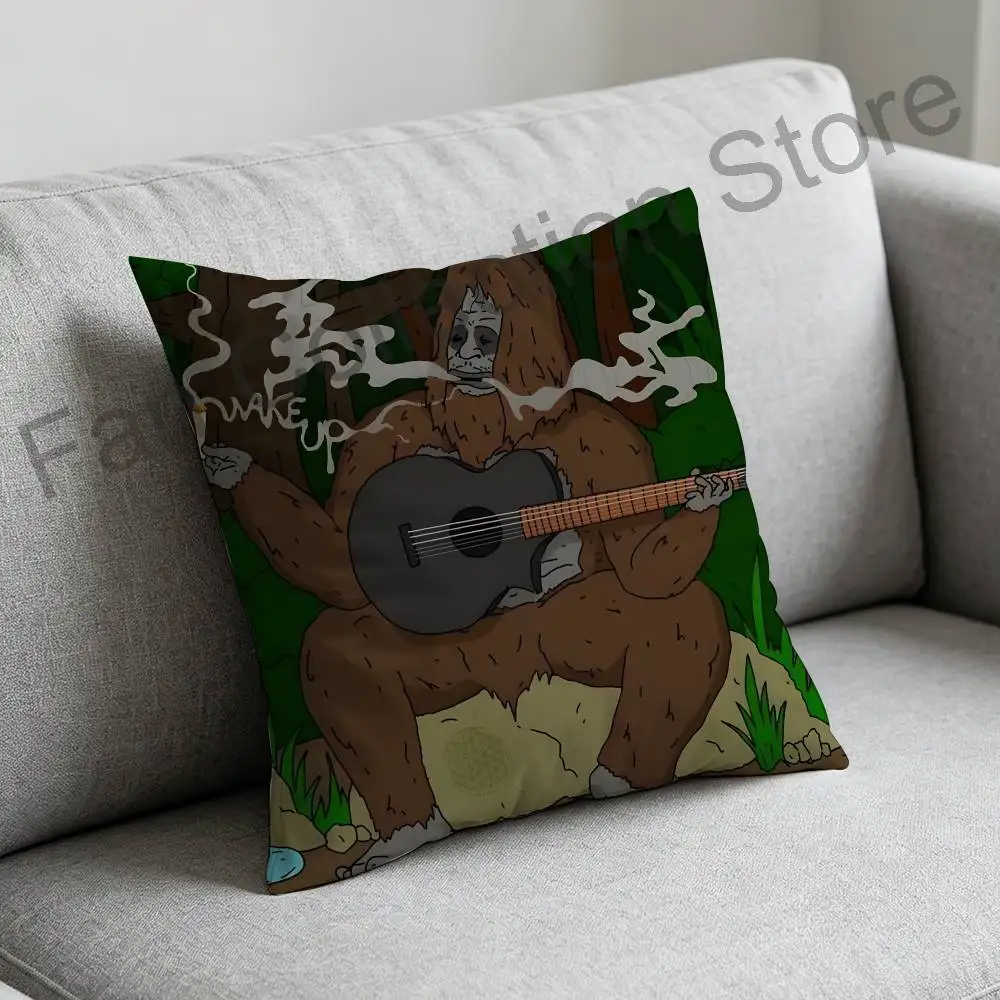B-Big Lez S-Show Anime Celebrity Merchandise All-Match Printed Pillow Case Sofa Car Office Room Decoration Protector