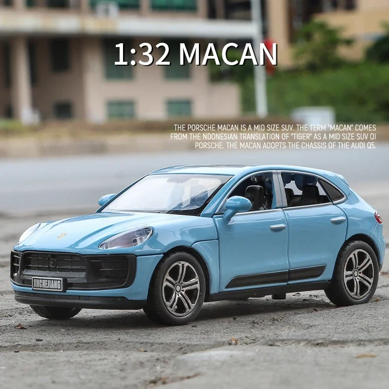 

1:32 модели автомобилей из сплава Macan, внедорожники, суперкары, литья под давлением, автотранспортные средства Hot Wheels, подарки на день рождения премиум-класса для детей, быстрый и веселый