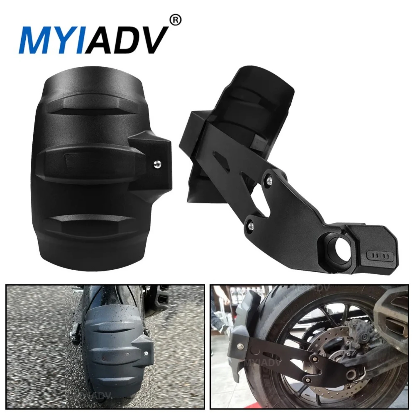 

Motorcycle Rear Mudguard Wheel Tire Fender Mudflap Mud Splash Guard For BMW F900GS Adv For Adv 2024-ON F900R F900XR 2020-2024