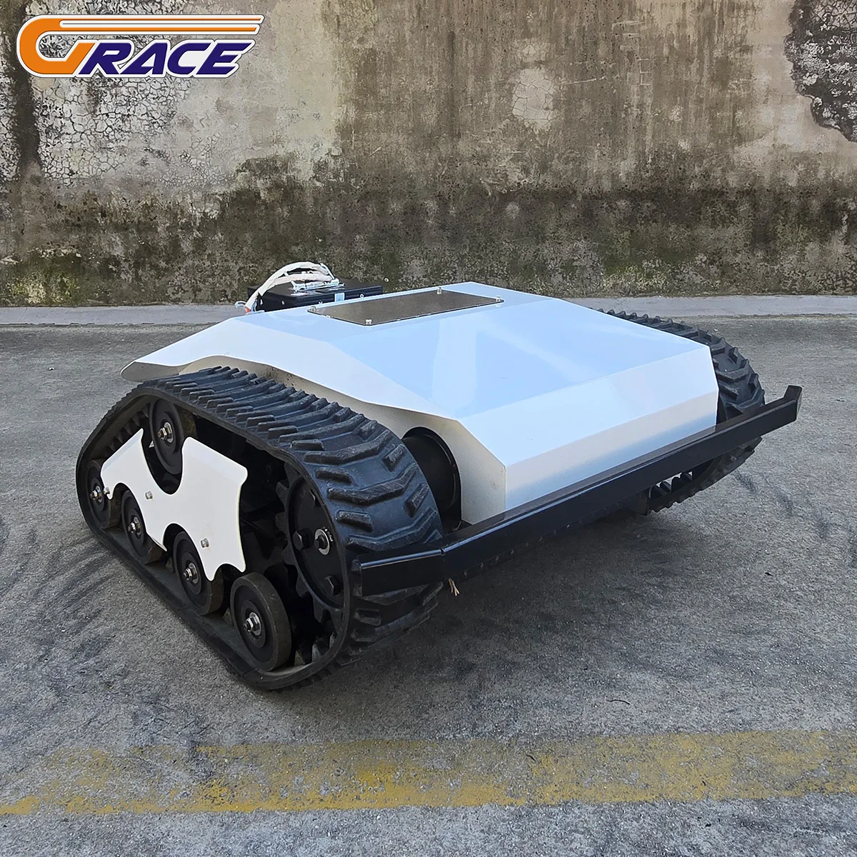 رائجة البيع صفر بدوره التحكم عن بعد الزاحف جزازة العشب عرض القطع 550 مللي متر 1000 مللي متر 1100 مللي متر الزاحف جزازة العشب لقطع العشب