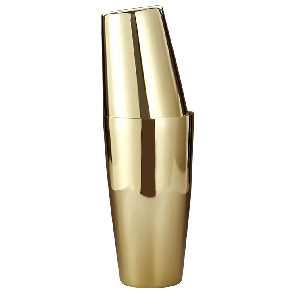 

Cocktail Boston Shaker Set Stainless Steel Martini Drinks Shaker for Bar Home Bartender, Mirror Light