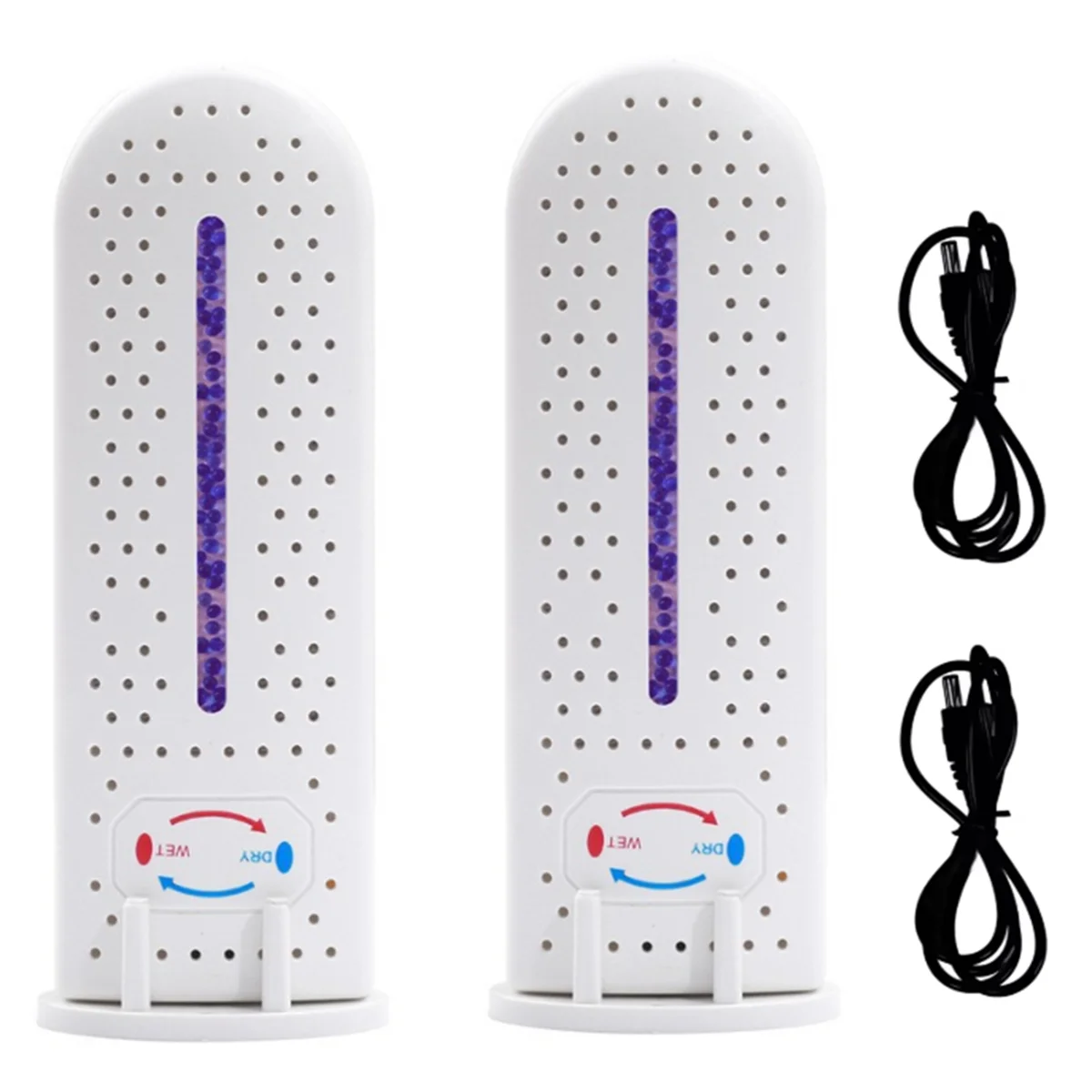 2 pezzi assorbitore di umidità deodorante ad asciugatura rapida asciugatrice vestiti deumidificatore elettrico per la cucina della camera da letto di casa