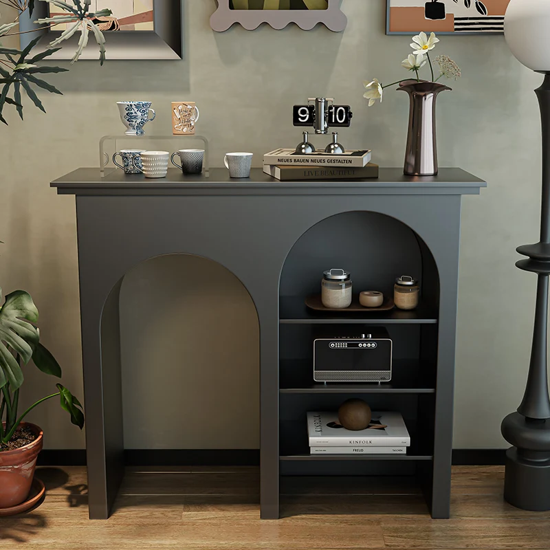 

Minimalist Luxury Entrance Table Art Vintage Creative Cute Corner Table Narrow Modern Mesas Auxiliar Furniture Living Room