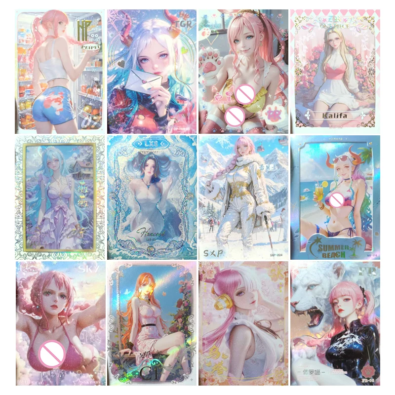 

Аниме One Piece PR TGR HP SK Cards Boa Hancock Uta Yamato Nico Robin Коллекционные карты Рождественские подарки на день рождения Детские игрушки