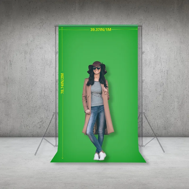 

UEGOGO Screen Backdrop Portable Photography Background for Home Video Live Streaming Conferences Multiple Sizes Available