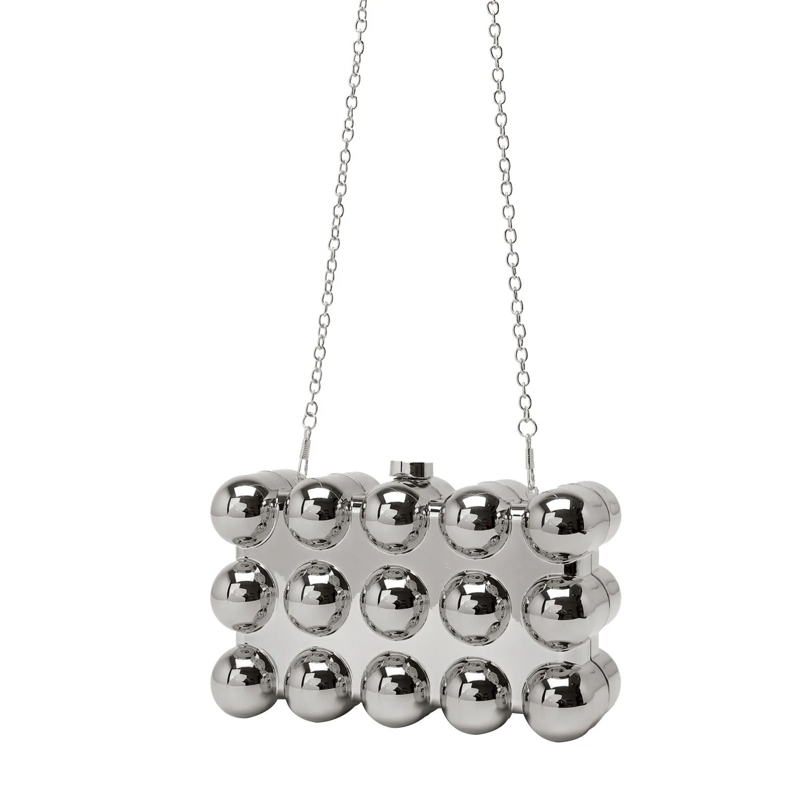 حقيبة عشاء للسيدات موضة الاتجاه ريترو سلسلة الكتف حقيبة الحفلات المسائية Carteras De Mujer De Bolsos Pochette Soirée فام Mariage