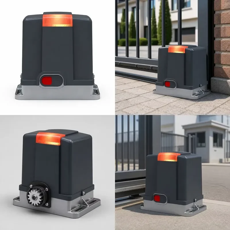 24V DC Brushless Sliding Gate Opener Motor BS-PY82L 60W 90W 120W Automatic Gate Operator 500-1100kg Waterproof ABS Plastic