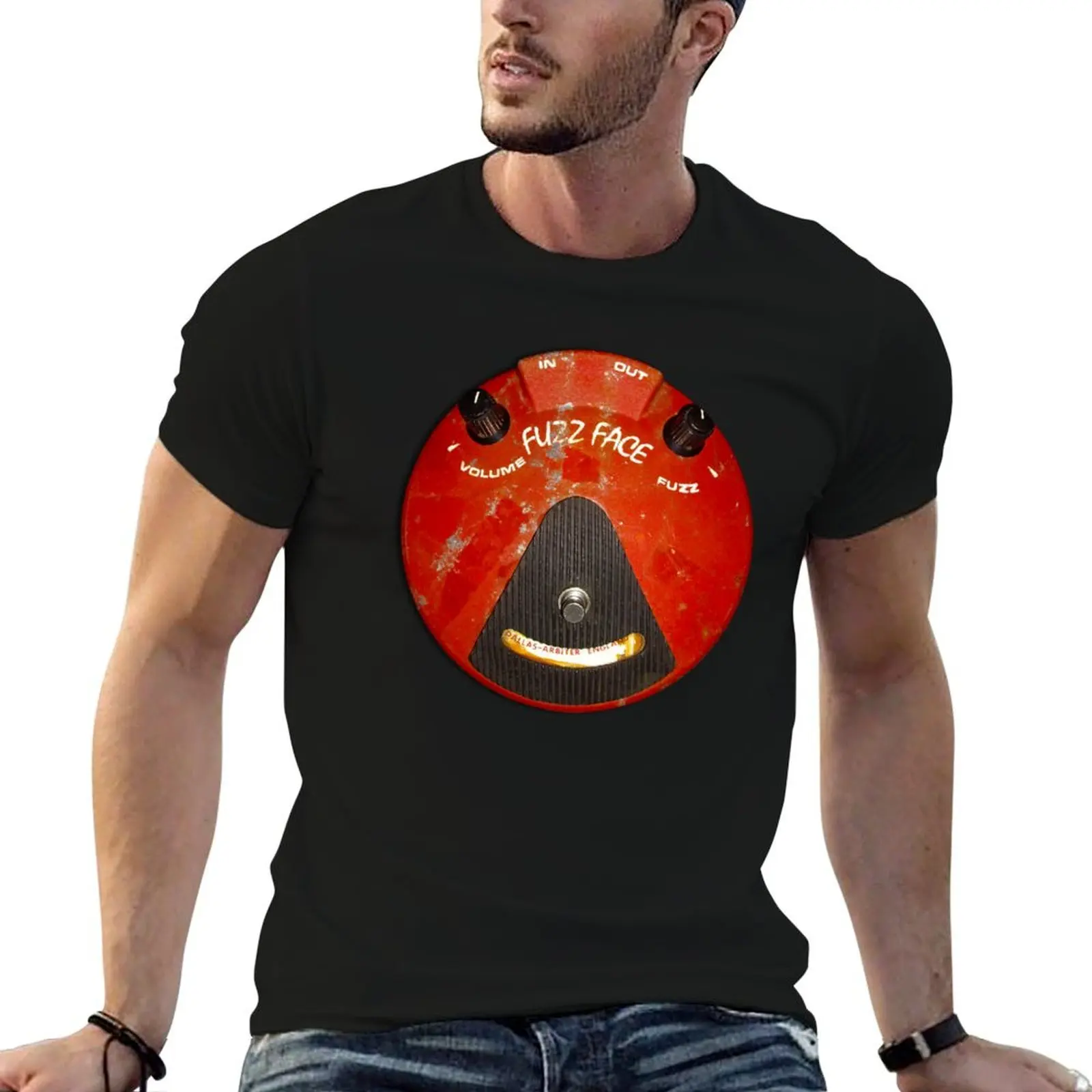 Dallas Arbiter Fuzz Face - Vintage Guitar Pedal T-Shirt Plus Size Loose Fit T-Shirt