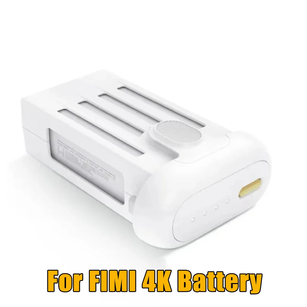 Imagem -06 - Bateria Inteligente Xiaomi-mi 4k Drone 5100mah Fimi 1080p rc Branco Dourado Botão Cinza em Estoque 100 Original