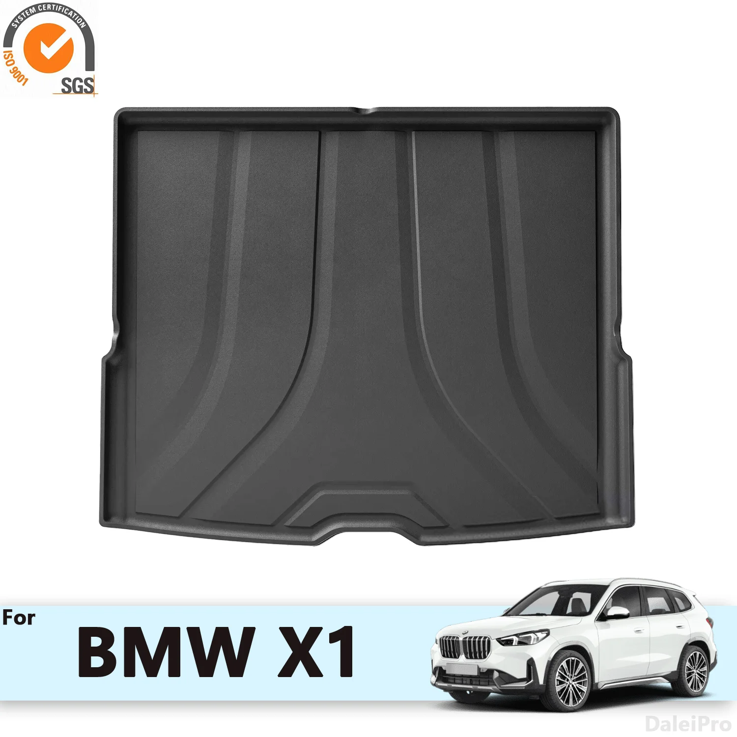 

Для BMW X1 2023 2024 2025 автомобильные задние коврики в багажник всепогодные коврики для багажника на заказ коврики для багажника 3D TPE крышка багажника автомобильные аксессуары