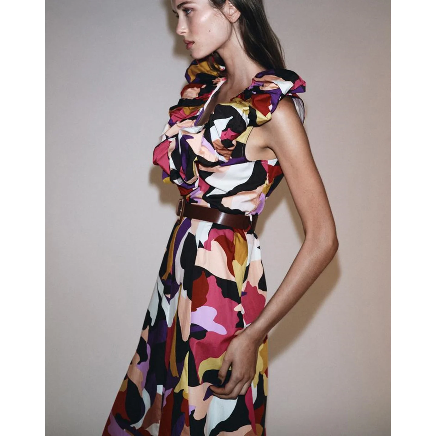 وصول جديد ميدي دكتور المرأة V-ne طباعة الشاش مربوط عادية Sle ألياف البوليستر 00% No Sve الصيف Faion Dr