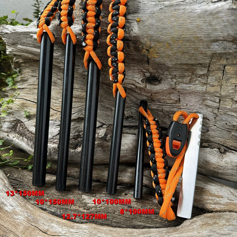 

New Portable Outdoor Survival Ignition Stick with Scraper Blade for Camping Fire Stick for Wilderness Survival Ignition Device