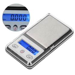 Mini Digital Balance Precision Scales LCD Backlight Electronic Jewelry Scale Portable Kitchen Food Weighing Tool Instruments