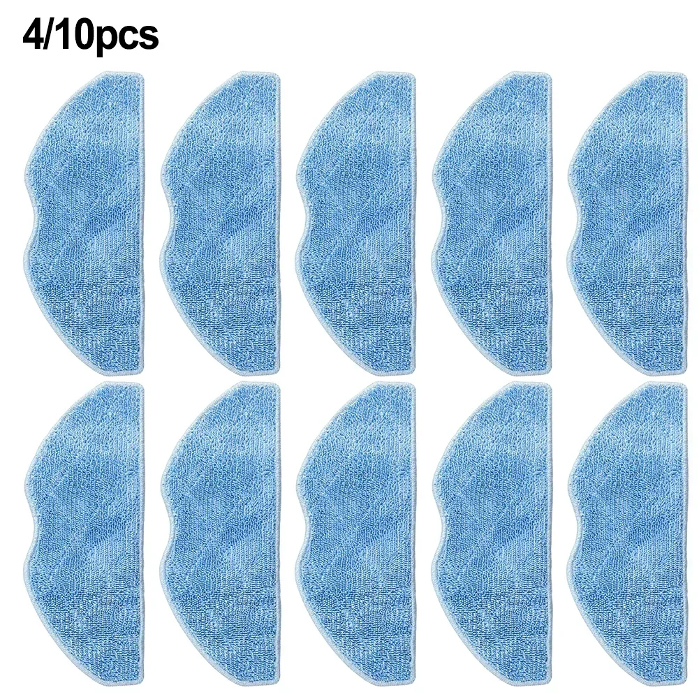 4/10pcs Mop Cloths For Tefal For X-Plorer Serie 75 S+ Household Appliances Vacuum Cleaner Accessories