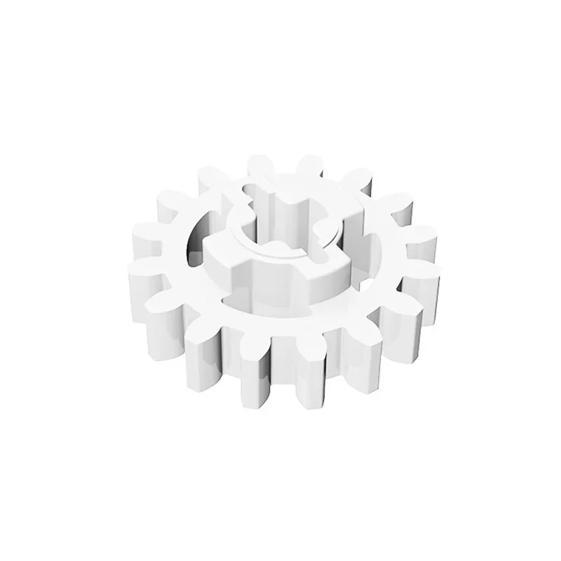 MOC 10 Uds 94925 engranaje 16 dientes eje agujero Kit de bloques de construcción con partículas laterales cerradas juguetes educativos niños regalos de cumpleaños