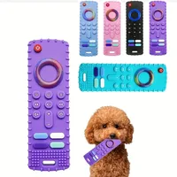 Chewing dog toys, silicone puppy remote control, pet teething stick, pet supplies