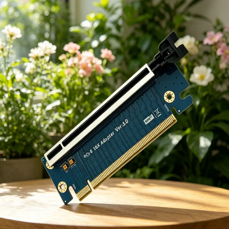 NEW PCI Express 3.0 16X Riser Card PCIE 3.0 X16 90 Degree High Speed for 2U Server for Graphics Card with Metal Protective Shell