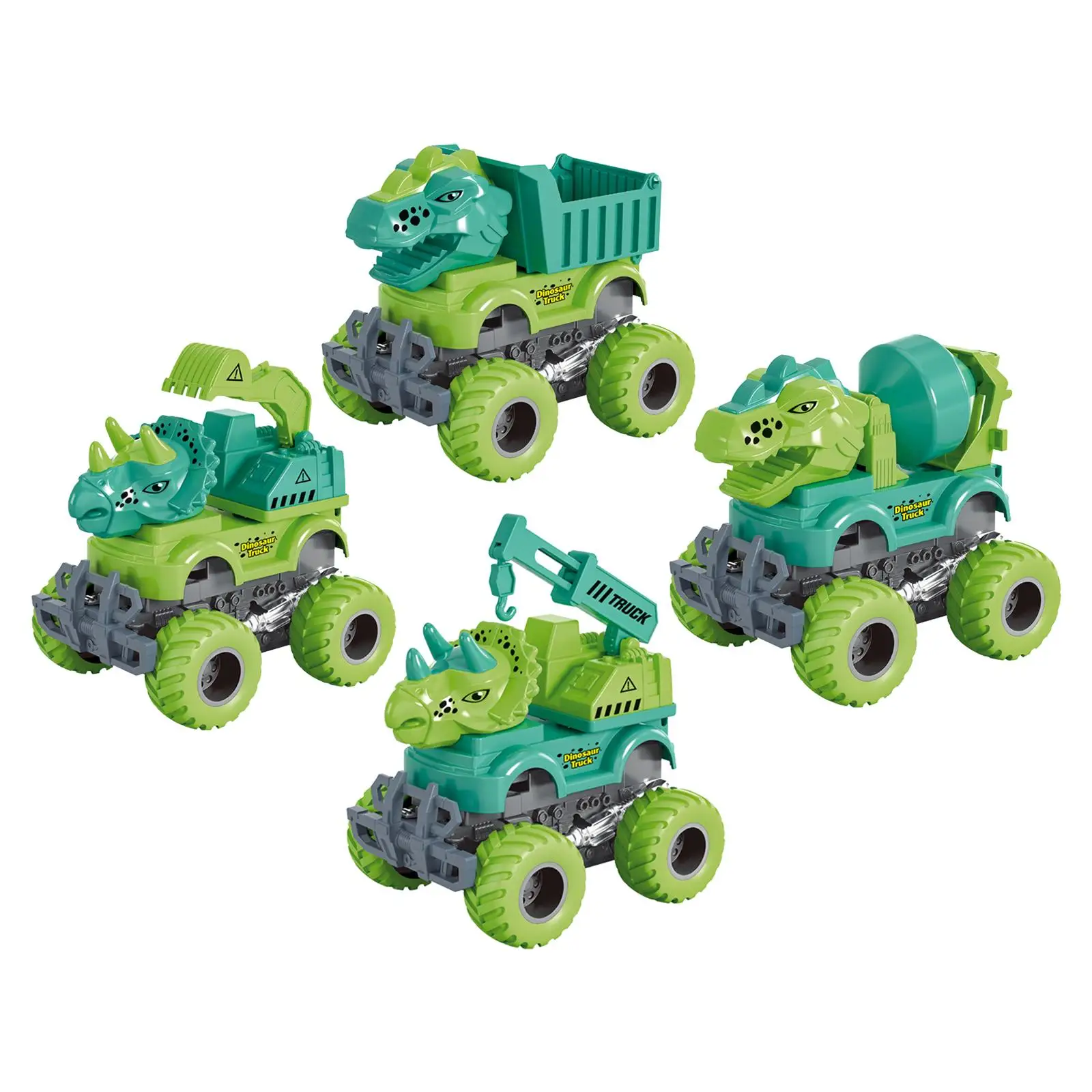 Dinosaur Engineering Car, Creative Construction Toy, Boys Children Toddler Gift