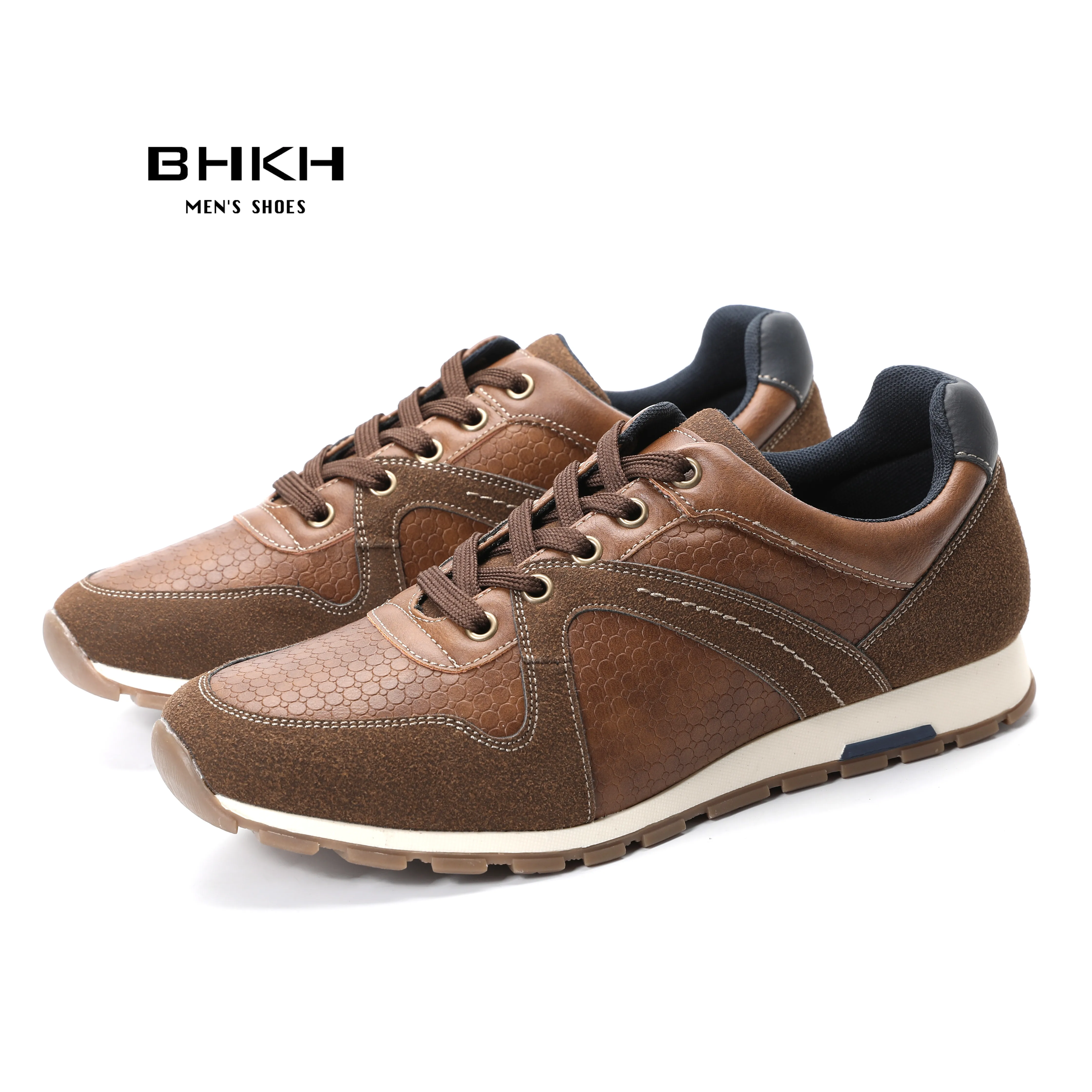 KNBR Male sneakers 2024 Men Casual Trainers Leather Comfy Shoes for Walking Hiking Jogging Tenis Masculinos Sport Men Shoes