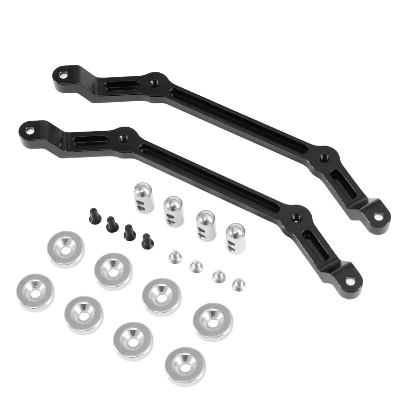 For MN128 MN86 G500 RC Cars Upgrade Accessories Metal RC Car Body Post Mounts Set Height Enhancement Magnet&