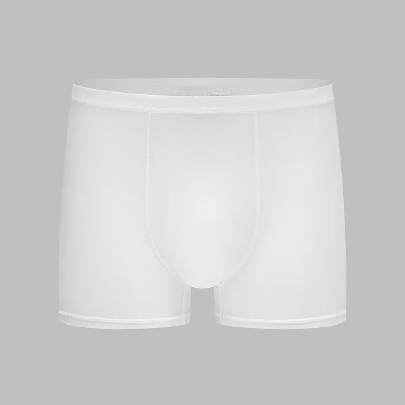 Men's boxers pocket underwear solid color basic non-marking comfortable breathable men's underwear boxer shorts 01