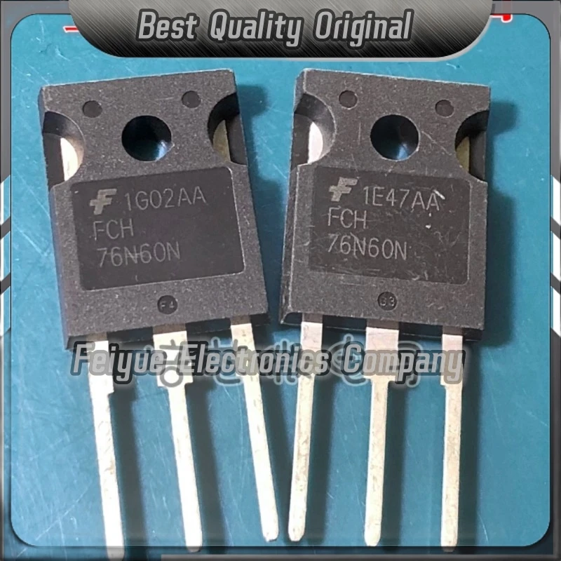 5PCS-20PCS  FCH76N60N FCH76N60NF  MOS 76A 600V TO-247 Best Quality Imported Original