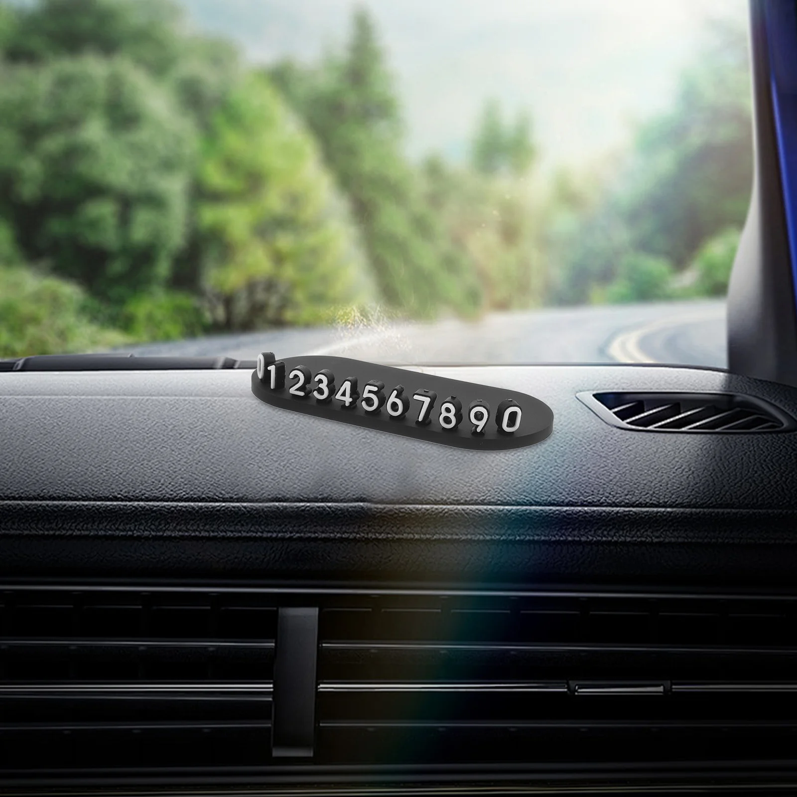 

Universal Vehicle Temporary Parking Creative Phone Number Display for Dashboard Portable Stop Sign