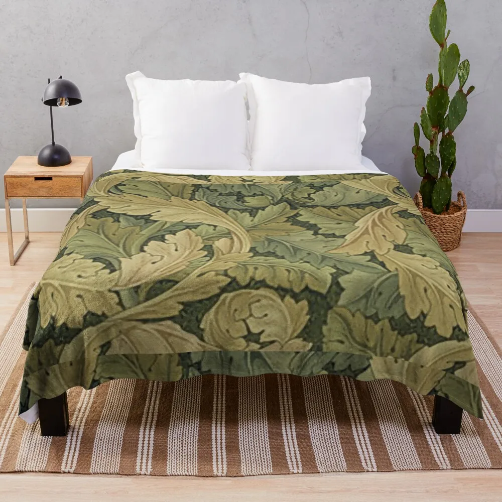 

William Morris Acanthus pattern Throw Blanket Sofa Quilt Decorative Throw Blanket Summer Bedding Blankets