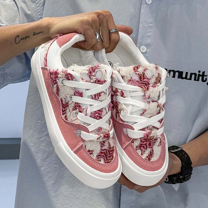 

Новинка 2025 года, универсальная нишевая парная обувь для хлеба, трендовая модная повседневная качественная удобная спортивная обувь на толстой подошве