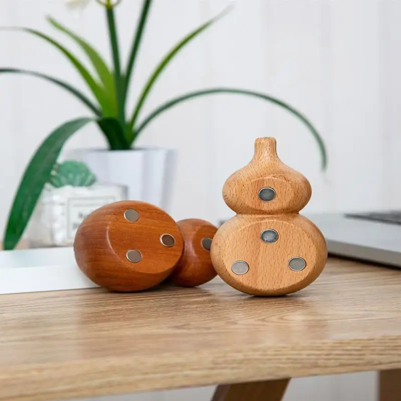 Shopkeepers Bell For Door Opening Wooden Magnetic Door Bell Chime Wooden Magnetic Doorbell Shopkeepers Bell Gourd Shape Wooden